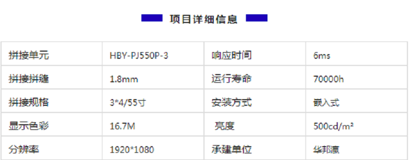 廣播電視臺液晶拼接屏